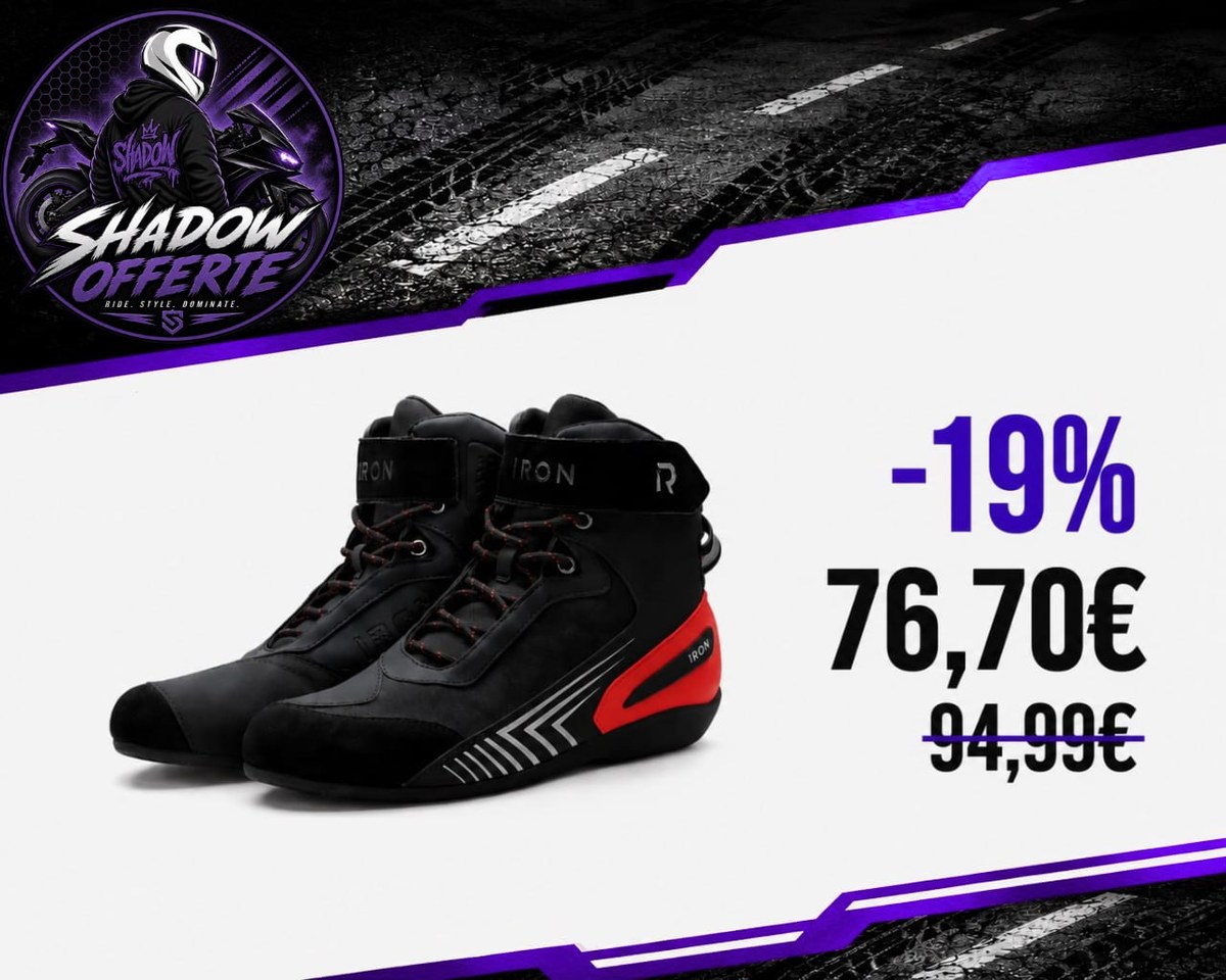 Stivali moto Iron scontati del 19%